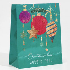 Пакет ламинированный «Счастливого Нового года» - Фото 2