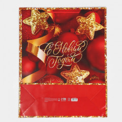 Пакет ламинированный «Новогодние звезды» - Фото 6