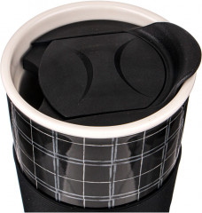 Кружка с крышкой «Кофемания» - Фото 1