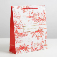 Пакет ламинированный вертикальный «Новогодняя пора» - Фото 1