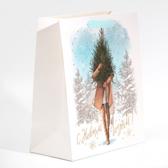 Пакет «Девушка с ёлкой»