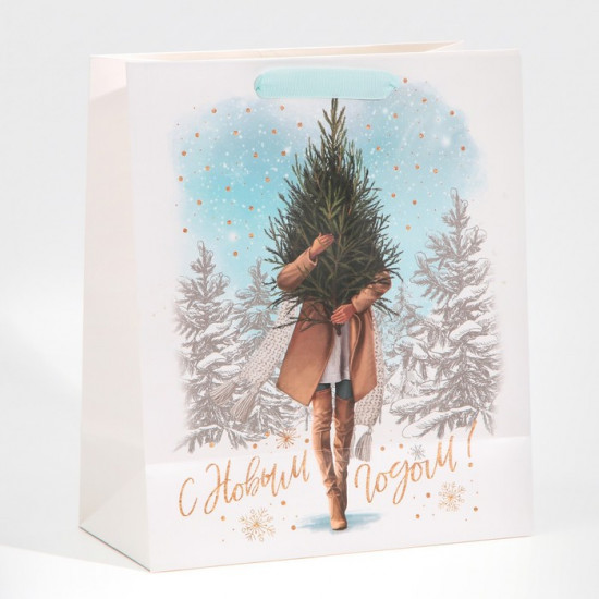 Пакет «Девушка с ёлкой»