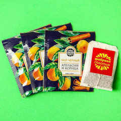 Чай черный со вкусом апельсина и корицы «25 кружек новогоднего настроения» - Фото 1