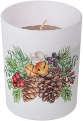 Свеча в стакане «Шишки» - Фото 2