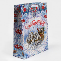 Пакет ламинированный вертикальный «Дедушка Мороз» - Фото 1