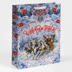 Пакет ламинированный вертикальный «Дедушка Мороз» - Фото 2