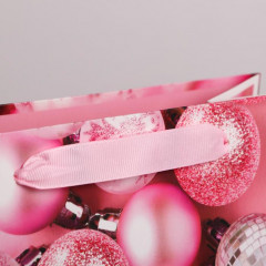 Пакет подарочный «Розовые шарики» - Фото 1