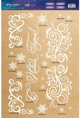 Набор наклеек для окон «Морозные узоры» - Фото 2