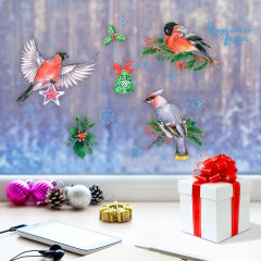 Набор наклеек для окон «Снегири» - Фото 1