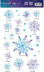 Набор наклеек для окон «Снежный день» - Фото 1