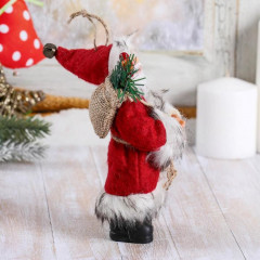 Фигурка «Дед Мороз в красной шубке, с лесными гостинцами» - Фото 3