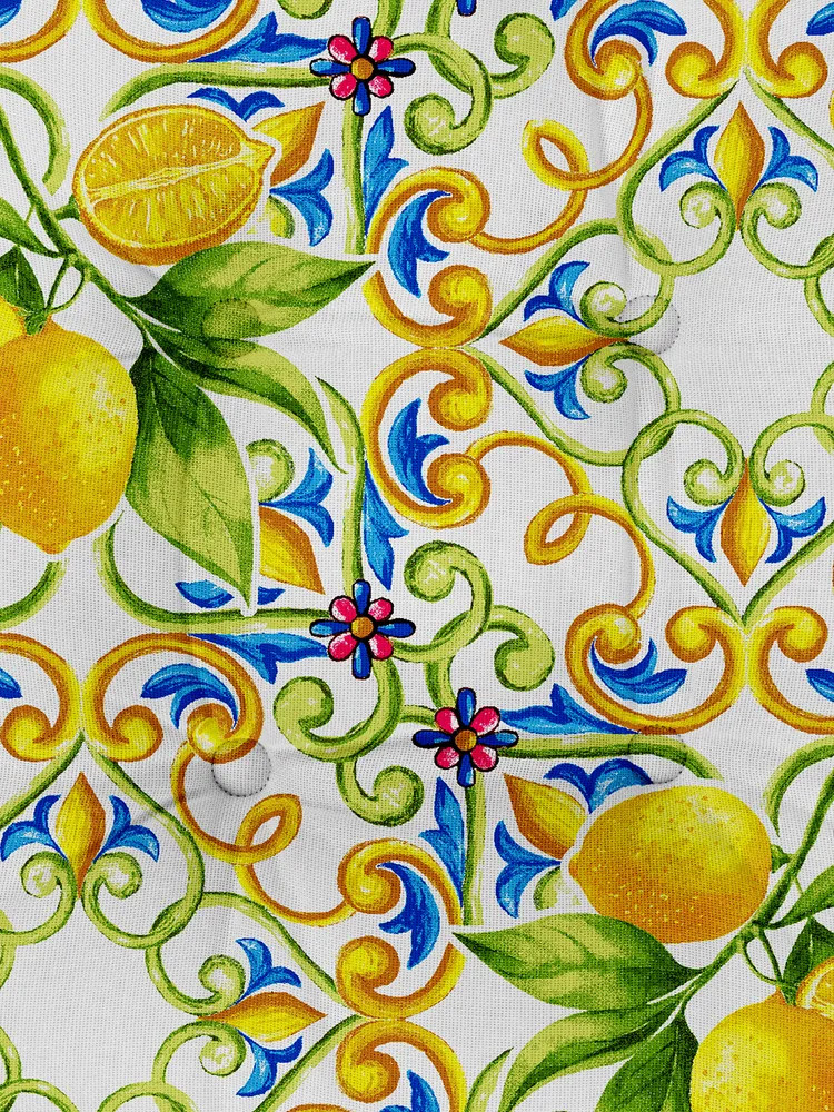 Подушка на стул с тафтингом | Lemonade | Mia Cara | Фото 2