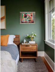 Картина по номерам «Пионы на столе» - Фото 4