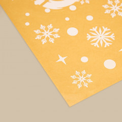 Набор наклеек на пол виниловых «Следы Деда Мороза» - Фото 1