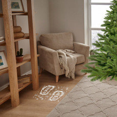 Набор наклеек на пол виниловых «Следы Деда Мороза» - Фото 2