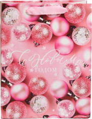 Пакет ламинированный вертикальный  «Розовые шарики» - Фото 1