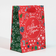 Пакет ламинированный вертикальный «Новогодние сладости» - Фото 1