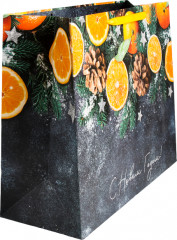 Пакет ламинированный горизонтальный «Мандарины» - Фото 2