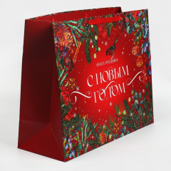 Пакет ламинированный горизонтальный «Новогодняя сказка» - Фото 2