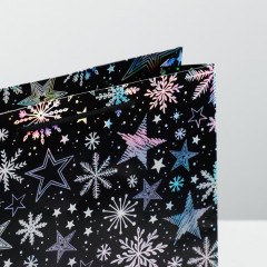 Пакет голографический вертикальный «Волшебного Нового года» - Фото 2