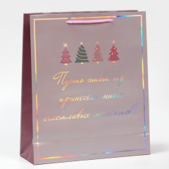 Пакет голографический вертикальный «Моменты» - Фото 2