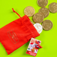 Набор монет шоколадных «Новогодняя посылка» - Фото 2