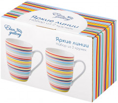 Набор кружек «Яркие линии» - Фото 2