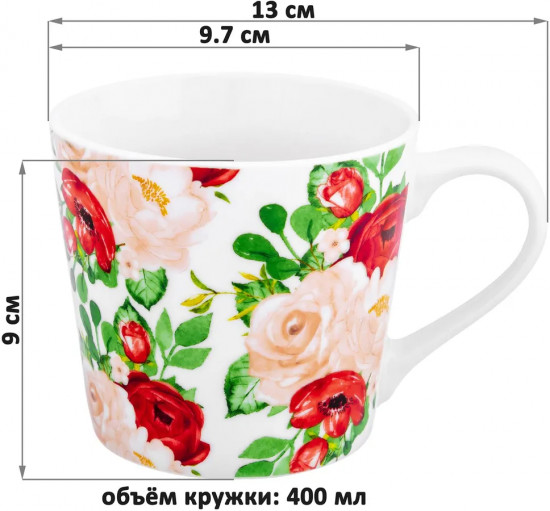 Кружка «Цветочная фантазия»