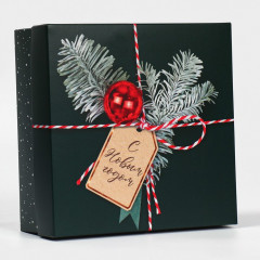 Коробка складная «Новогодняя посылка» - Фото 1