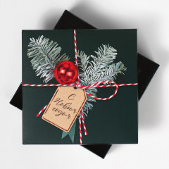 Коробка складная «Новогодняя посылка» - Фото 2