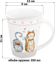 Набор кружек «Без кота жизнь не та» - Фото 1