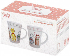 Набор кружек «Без кота жизнь не та» - Фото 4