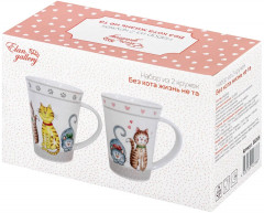 Набор кружек «Без кота жизнь не та» - Фото 5