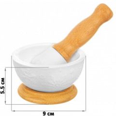 Ступка на подставке с пестиком «Снежинки» - Фото 1