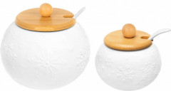 Сахарница и солонка «Снежинки» - Фото 3