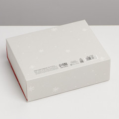 Коробка подарочная двухсторонняя «Новогоднее окно» - Фото 4