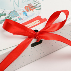 Коробка подарочная двухсторонняя «Шар со снегом» - Фото 3