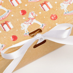 Коробка складная подарочная «Новогодние игрушки» - Фото 2