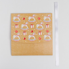 Коробка складная подарочная «Новогодние игрушки» - Фото 4