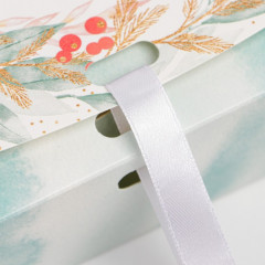 Коробка складная подарочная «Новогодний венок» - Фото 3