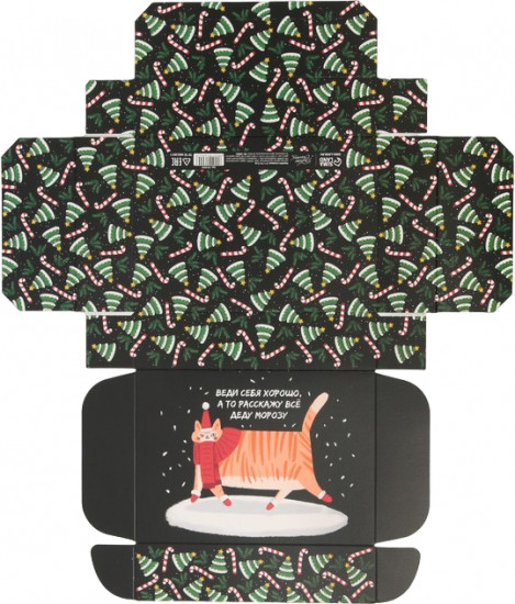 Коробка складная «Веди себя хорошо»