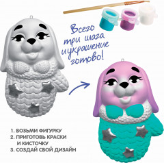 Набор для творчества «Ёлочные украшения своими руками. Кролик в варежке» - Фото 8