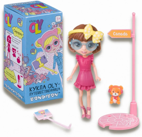 Игрушка-сюрприз «Куколка-путешественница»