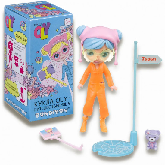 Игрушка-сюрприз «Куколка-путешественница»