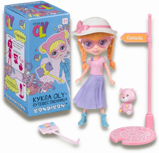 Игрушка-сюрприз «Куколка-путешественница»