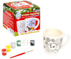 Кружка-раскраска «Зайчик» - Фото 1