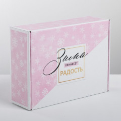 Коробка складная «Пусть зима приносит радость» - Фото 2