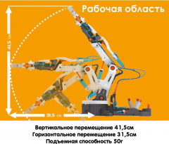 Набор для опытов «Гидравлический робот-рука» - Фото 5