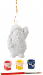 Набор для росписи «Ёлочные украшения. Дед Мороз» - Фото 1