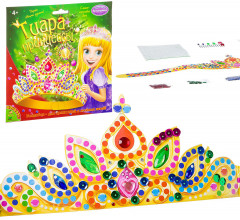 Набор для творчества «Новогодняя тиара принцессы с пайетками и стразами» - Фото 3